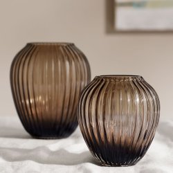 K&auml;hler Hammershi Glas Vase H14 cm - Valnd 