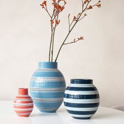 K&auml;hler Omaggio Nuovo Vase H14,5 cm - Terracotta