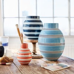 K&auml;hler Omaggio Nuovo Vase H14,5 cm - Terracotta