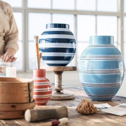 K&auml;hler Omaggio Nuovo Vase H14,5 cm - Terracotta