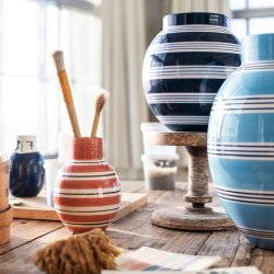 K&auml;hler Omaggio Nuovo Vase H14,5 cm - Terracotta