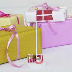 KIDS by FRIIS Bordflag Pakker Pink/Rd