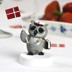 KIDS by FRIIS Ugle m/ Bog og Rd Studenterhue