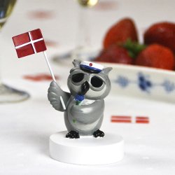 KIDS by FRIIS Ugle m/ Bl Rose og Studenterhue