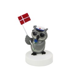 KIDS by FRIIS Ugle m/ Bl Rose og Studenterhue