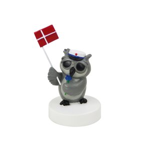 KIDS by FRIIS Ugle m/ Bl Rose og Studenterhue