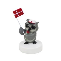 KIDS by FRIIS Ugle m/ Rd Rose og Studenterhue