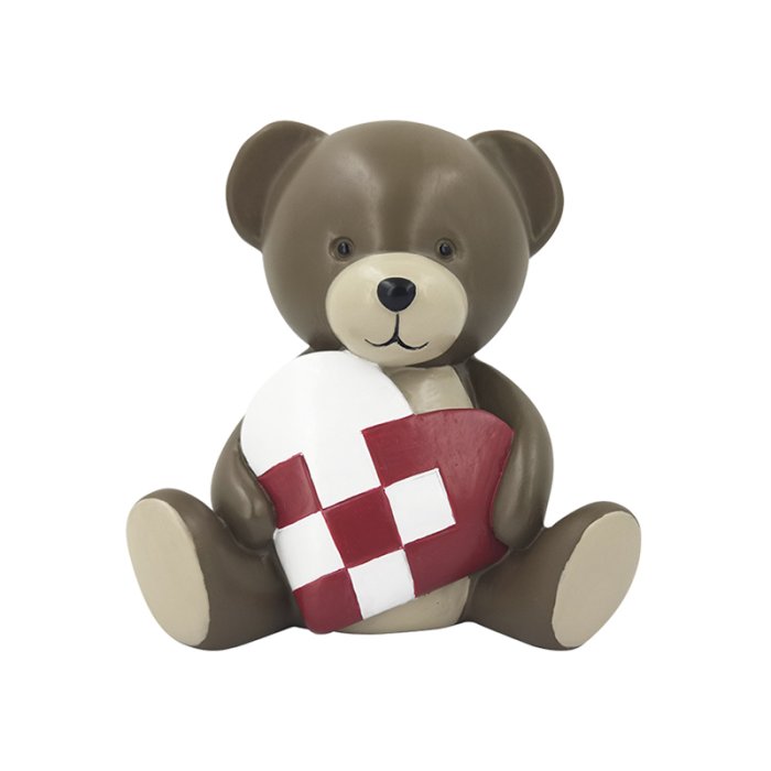 KIDS by FRIIS Bordpynt Bamse m/ Flettet Hjerte