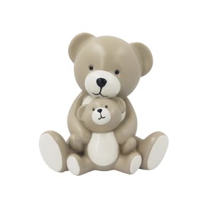 KIDS by FRIIS Bordpynt Bamse Mor & Barn Beige