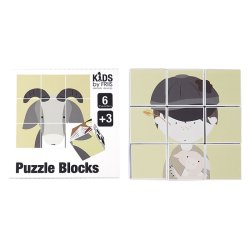 KIDS by FRIIS - Klodser m. 6 puslespil - Eventyr