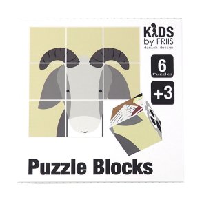 KIDS by FRIIS - Klodser m. 6 puslespil - Eventyr