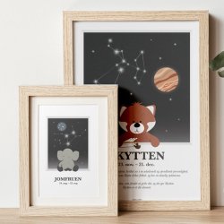 KIDS by FRIIS Dobbeltkort med stjernetegn