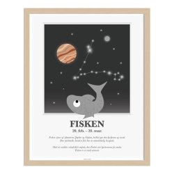 KIDS by FRIIS plakat med stjernetegn