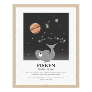 KIDS by FRIIS plakat med stjernetegn