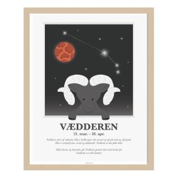 KIDS by FRIIS plakat med stjernetegn