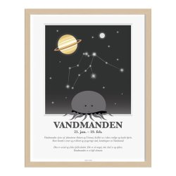 KIDS by FRIIS plakat med stjernetegn