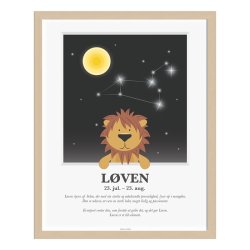 KIDS by FRIIS plakat med stjernetegn