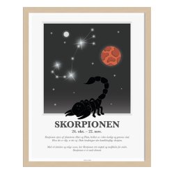 KIDS by FRIIS plakat med stjernetegn