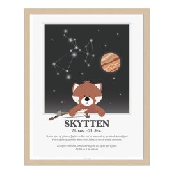 KIDS by FRIIS plakat med stjernetegn