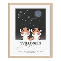 KIDS by FRIIS plakat med stjernetegn