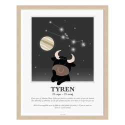 KIDS by FRIIS plakat med stjernetegn