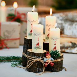 Klarborg Adventslys Nisse i Skjul