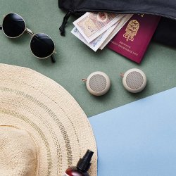 Kreafunk aGO Mini Hjtaler - Ivory Sand