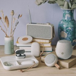 Kreafunk aGO 2 Fabric Hjtaler - Wheat