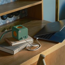 Kreafunk Ampie Multistik m/ Ledning Nordic Green