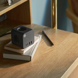 Kreafunk Ampie Multistik m/ Ledning Sort