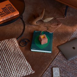 Kreafunk Ampie Multistik m/ Ledning Terracotta