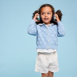 Kreafunk Buzz Junior Safe Audio Hretelefoner Dusty Green