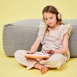 Kreafunk Buzz Safe Audio ANC Hretelefoner Ivory Sand