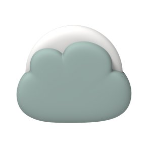 Kreafunk Cloudy Natlampe Dusty Green
