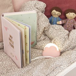 Kreafunk Cloudy Natlampe Dusty Rose