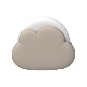 Kreafunk Cloudy Natlampe Ivory Sand