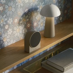 Kreafunk Ivy Vkkeur m/ Bluetooth Hjtaler &amp; Wake-up Light Ivory Sand