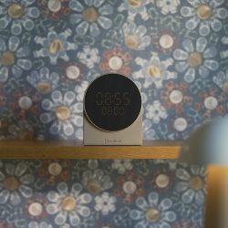 Kreafunk Ivy Vkkeur m/ Bluetooth Hjtaler &amp; Wake-up Light Ivory Sand