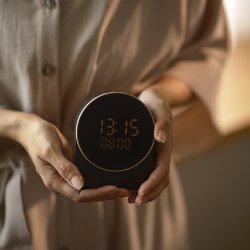 Kreafunk Ivy Vkkeur m/ Bluetooth Hjtaler &amp; Wake-up Light Sort