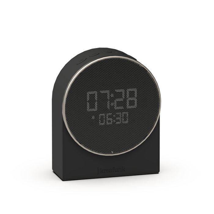 Kreafunk Ivy Vkkeur m/ Bluetooth Hjtaler &amp; Wake-up Light Sort