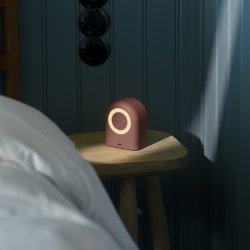 Kreafunk Ivy Vkkeur m/ Bluetooth Hjtaler &amp; Wake-up Light Terracotta