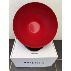 Krenit Sk�l 25 cm. - R�d - 2-SORTERING