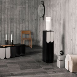 Kristina Dam Studio Curved Box Medium - Sort