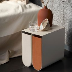 Kristina Dam Studio Curved Box Small - Beige