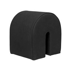 Kristina Dam Curved Puf - Sort