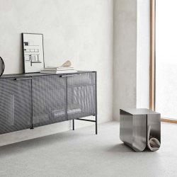 Kristina Dam Curved Sidebord - Rustfri Stl