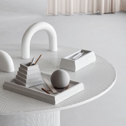 Kristina Dam Studio Sandsten Skrivebords Organizer - Medium