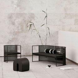 Kristina Dam Studio Hynde til Bauhaus Lounge Chair - Sort Lder