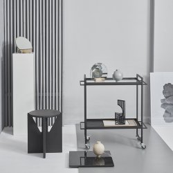 Kristina Dam Bauhaus Rullebord - Sort