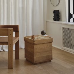 Kristina Dam Studio Collector Spisebordsstol Lakeret Eg/Anilin L�der